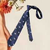 Maxbell 2x Mens Tie Embroidered Trendy Soft Clothes Tie for Wedding Father's Day