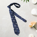 Maxbell 2x Mens Tie Embroidered Trendy Soft Clothes Tie for Wedding Father's Day