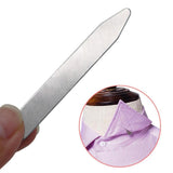 Maxbell 12x Collar Stays Metal Collar Support System for Men's Dress Uniform Wedding 5.58cmx1cmx0.08cm