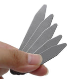 Maxbell 12x Collar Stays Metal Collar Support System for Men's Dress Uniform Wedding 5.58cmx1cmx0.08cm