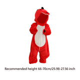 Maxbell Kids Hooded Romper Winter Halloween Coverall for Daily Wear Holiday Toddlers for 66cm to 70cm