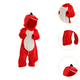 Maxbell Kids Hooded Romper Winter Halloween Coverall for Daily Wear Holiday Toddlers for 70cm to 80cm