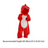 Maxbell Kids Hooded Romper Winter Halloween Coverall for Daily Wear Holiday Toddlers for 80cm to 90cm