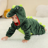 Maxbell Halloween Stegosaurus Coverall Zipper Winter for Girls Boys Toddlers Infants for 66cm to 70cm