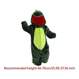 Maxbell Halloween Stegosaurus Coverall Zipper Winter for Girls Boys Toddlers Infants for 66cm to 70cm