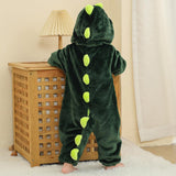 Maxbell Halloween Stegosaurus Coverall Zipper Winter for Girls Boys Toddlers Infants for 66cm to 70cm