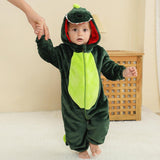 Maxbell Halloween Stegosaurus Coverall Zipper Winter for Girls Boys Toddlers Infants for 70cm to 80cm