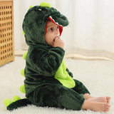 Maxbell Halloween Stegosaurus Coverall Zipper Winter for Girls Boys Toddlers Infants for 70cm to 80cm