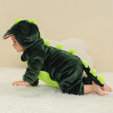 Maxbell Halloween Stegosaurus Coverall Zipper Winter for Girls Boys Toddlers Infants for 80cm to 90cm