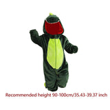 Maxbell Halloween Stegosaurus Coverall Zipper Winter for Girls Boys Toddlers Infants for 90cm to 100cm