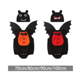 Maxbell Halloween Costume Decoration Jumpsuit for Photo Props Holiday Party Supplies 70 Orange