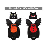 Maxbell Halloween Costume Decoration Jumpsuit for Photo Props Holiday Party Supplies 70 Orange