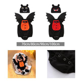 Maxbell Halloween Costume Decoration Jumpsuit for Photo Props Holiday Party Supplies 70 Orange