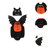 Maxbell Halloween Costume Decoration Jumpsuit for Photo Props Holiday Party Supplies 70 Orange