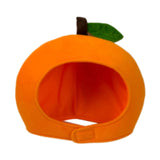 Fruit Headgear Hat Dress up Costume Hat for Cosplay Birthday Gift Roles Play Orange