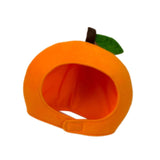 Fruit Headgear Hat Dress up Costume Hat for Cosplay Birthday Gift Roles Play Orange