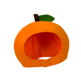 Fruit Headgear Hat Dress up Costume Hat for Cosplay Birthday Gift Roles Play Orange