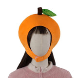 Fruit Headgear Hat Dress up Costume Hat for Cosplay Birthday Gift Roles Play Orange