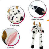 Maxbell Plush Hat Cozy Cute Ski Cap for Kids Birthday Gift Warm Animal Character Hat Dairy Cattle