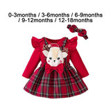 Maxbell Halloween Baby Girl Outfit with Bow Headband Photo Props Cute Decor Bodysuit for 0 to 3 month