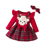 Maxbell Halloween Baby Girl Outfit with Bow Headband Photo Props Cute Decor Bodysuit for 6 to 9 month