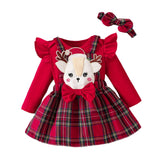 Maxbell Halloween Baby Girl Outfit with Bow Headband Photo Props Cute Decor Bodysuit for 9 to 12 month