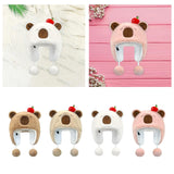 Maxbell Ear Protection Warm Hat Winter Hat for Autumn and Winter Outdoor Backpacking Brown