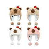 Maxbell Ear Protection Warm Hat Winter Hat for Autumn and Winter Outdoor Backpacking Brown