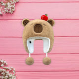 Maxbell Ear Protection Warm Hat Winter Hat for Autumn and Winter Outdoor Backpacking Brown