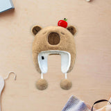 Maxbell Ear Protection Warm Hat Winter Hat for Autumn and Winter Outdoor Backpacking Brown