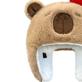 Maxbell Ear Protection Warm Hat Winter Hat for Autumn and Winter Outdoor Backpacking Brown