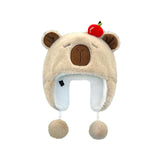 Maxbell Ear Protection Warm Hat Winter Hat for Autumn and Winter Outdoor Backpacking Light Khaki