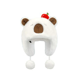 Maxbell Ear Protection Warm Hat Winter Hat for Autumn and Winter Outdoor Backpacking White