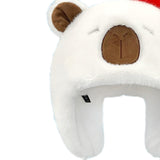 Maxbell Ear Protection Warm Hat Winter Hat for Autumn and Winter Outdoor Backpacking White