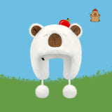 Maxbell Ear Protection Warm Hat Winter Hat for Autumn and Winter Outdoor Backpacking White