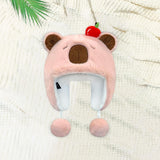 Maxbell Ear Protection Warm Hat Winter Hat for Autumn and Winter Outdoor Backpacking Pink