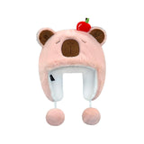 Maxbell Ear Protection Warm Hat Winter Hat for Autumn and Winter Outdoor Backpacking Pink