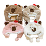 Maxbell Ear Protection Warm Hat Winter Hat for Autumn and Winter Outdoor Backpacking Pink