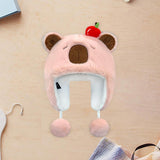 Maxbell Ear Protection Warm Hat Winter Hat for Autumn and Winter Outdoor Backpacking Pink