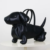 Maxbell Novelty Shoulder Bag Dog Shaped Satchel Animal Shaped Fashion Top Handle Bag