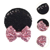 Maxbell 2 Pairs Mouse Ears Hair Clips Cute for Decoration Halloween Princess Cosplay Black Blue