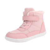 Maxbell Kids Snow Boots Slip Resistant Outdoor Fashion Thick Cold Weather Shoes Pink 26