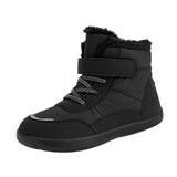 Maxbell Kids Snow Boots Slip Resistant Outdoor Fashion Thick Cold Weather Shoes Black 25