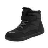 Maxbell Kids Snow Boots Slip Resistant Outdoor Fashion Thick Cold Weather Shoes Black 32