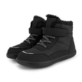 Maxbell Kids Snow Boots Slip Resistant Outdoor Fashion Thick Cold Weather Shoes Black 35