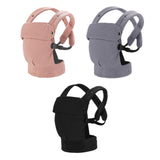 Maxbell Baby Carrier X Shaped Cross Straps Lightweight Ergonomic Baby Holder Carrier Black