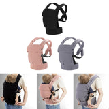 Maxbell Baby Carrier X Shaped Cross Straps Lightweight Ergonomic Baby Holder Carrier Black