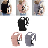 Maxbell Baby Carrier X Shaped Cross Straps Lightweight Ergonomic Baby Holder Carrier Black