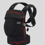 Maxbell Baby Carrier X Shaped Cross Straps Lightweight Ergonomic Baby Holder Carrier Black