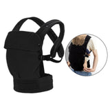 Maxbell Baby Carrier X Shaped Cross Straps Lightweight Ergonomic Baby Holder Carrier Black